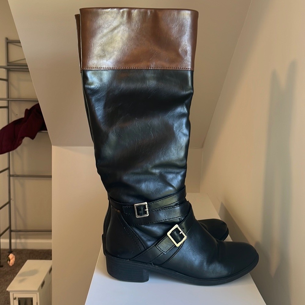 Tall Two-Tone boots
